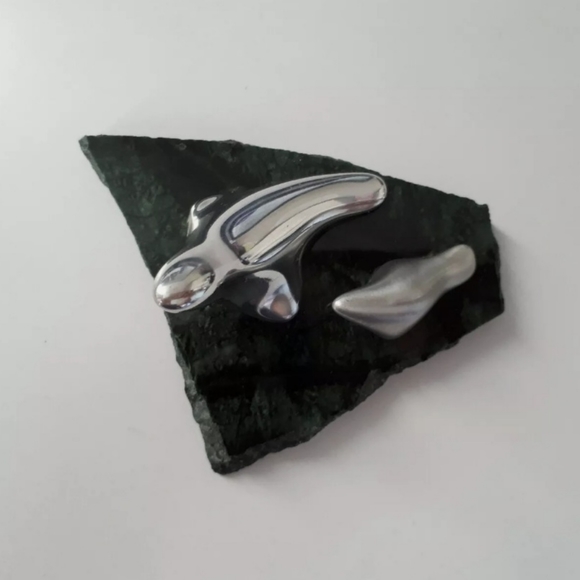 Vintage Hoselton Sculpture Mother Seal with Baby Seal - Picture 5 of 8